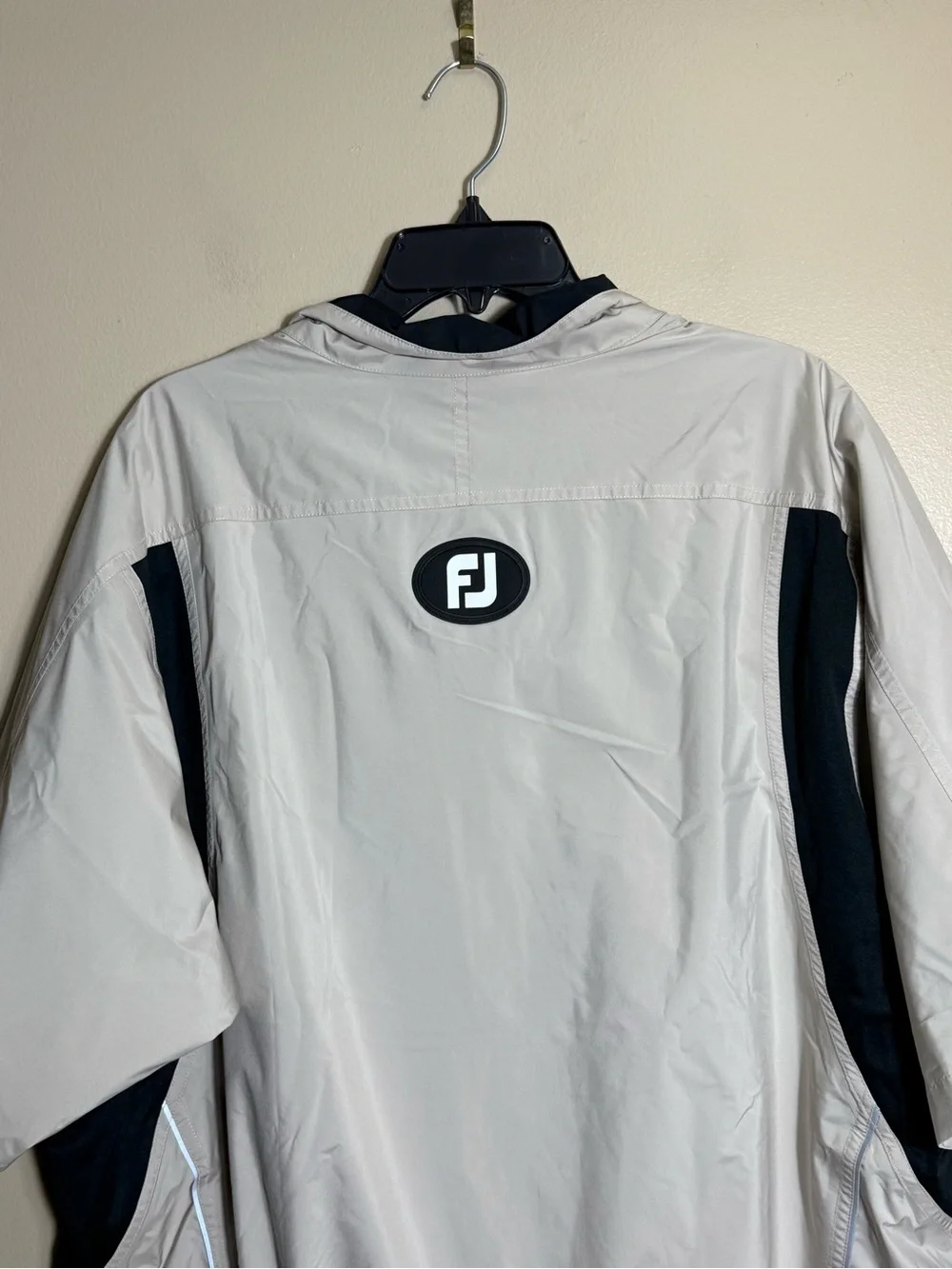 FootJoy DryJoys Golf Rain Pullover Mens L Waterproof Wind Short Sleeve - Picture 4 of 10
